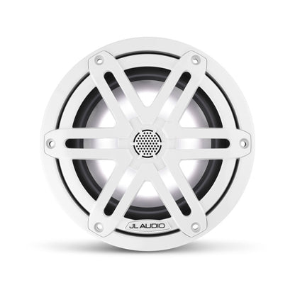 JL Audio® M3 Marine Speakers 6.5\" with LED and White Sport Grille (M3-650X-S-Gw-i)