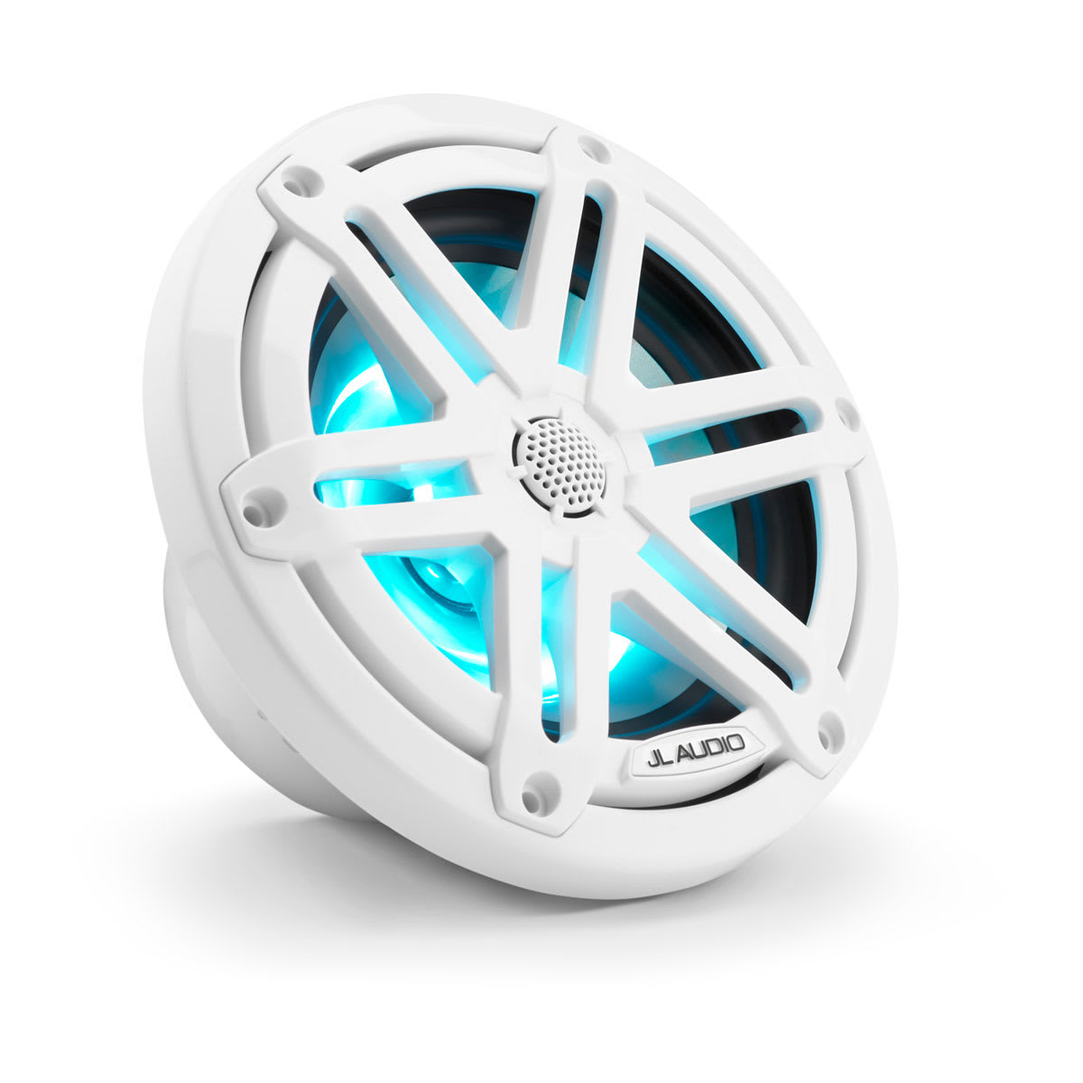 JL Audio® M3 Marine Speakers 6.5\" with LED and White Sport Grille (M3-650X-S-Gw-i)