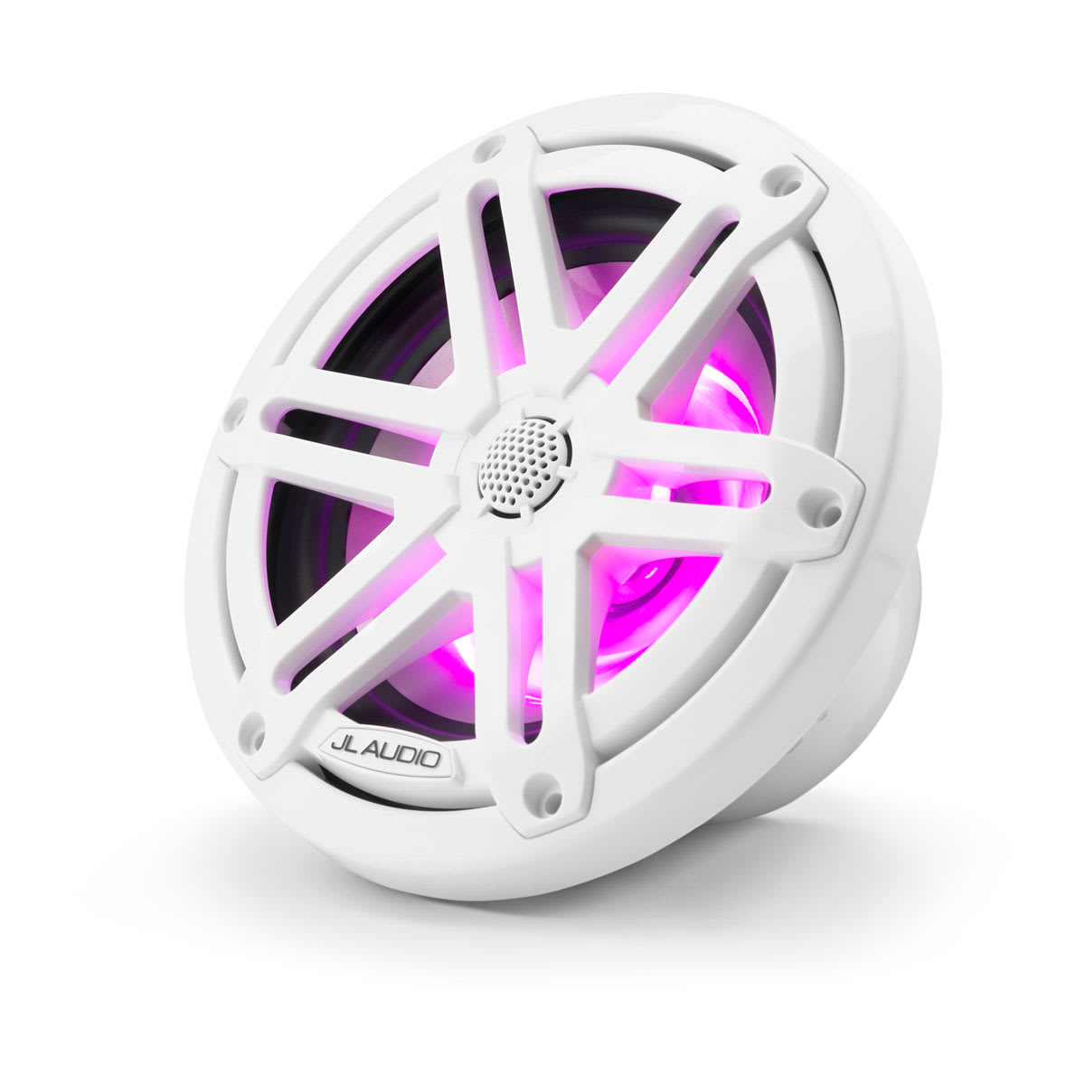 JL Audio® M3 Marine Speakers 6.5\" with LED and White Sport Grille (M3-650X-S-Gw-i)