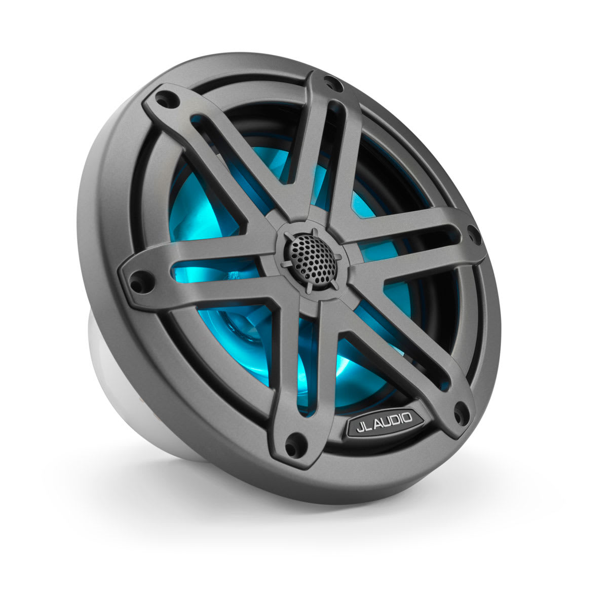 JL Audio® M3 Marine Speakers 6.5\" with LED and  Gray Sport Grille (M3-650X-S-Gm-i)