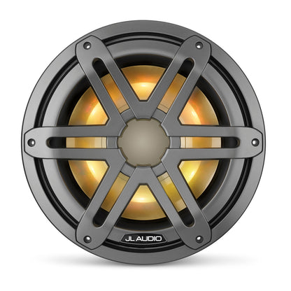 JL Audio® M3 Marine Subwoofer 10\" with LED and Gray Sport Grille (M3-10IB-S-Gm-i-4)