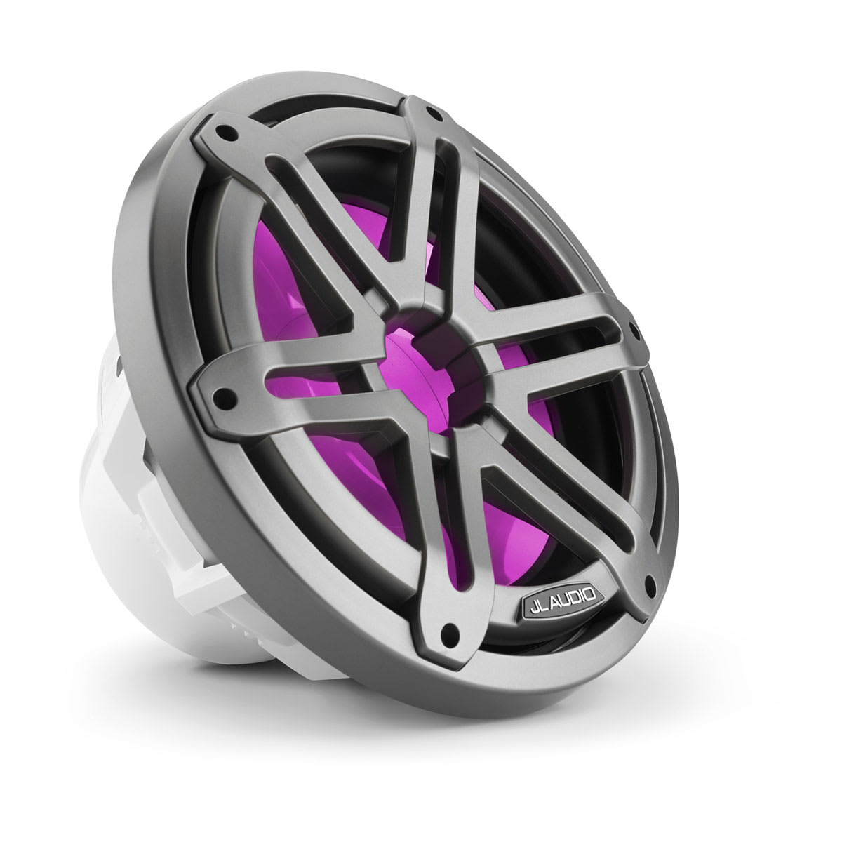 JL Audio® M3 Marine Subwoofer 10\" with LED and Gray Sport Grille (M3-10IB-S-Gm-i-4)