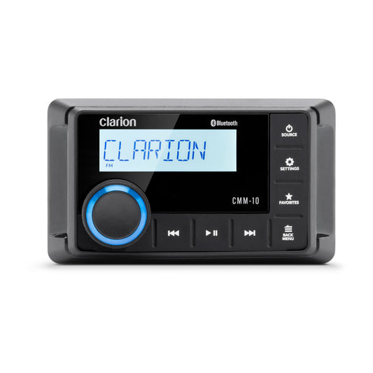 Clarion® Marine Compact Source Unit With LCD Display (CMM-10)