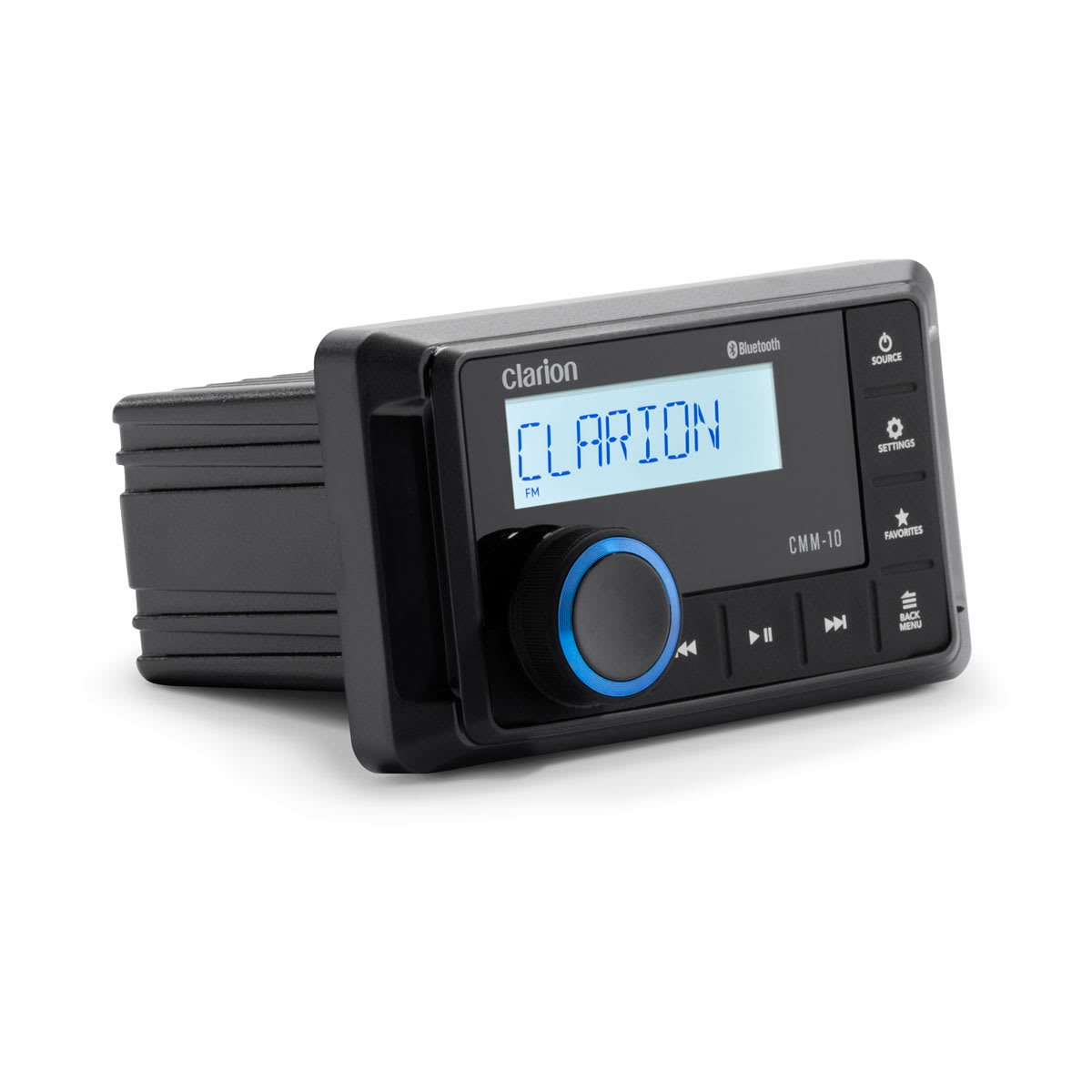 Clarion® Marine Compact Source Unit With LCD Display (CMM-10)