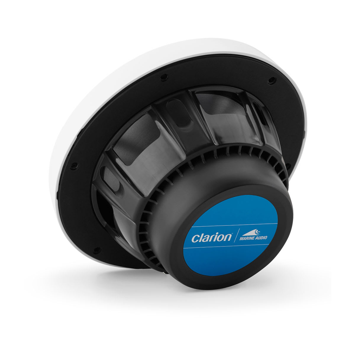 Clarion® CMSP Marine Speakers 6.5\" with White  and Gray Sport Grille (CMSP-651-SWG)