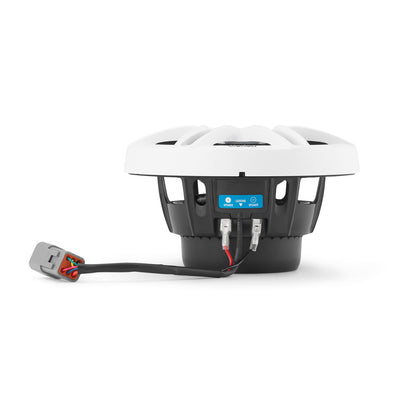 Clarion® CMSP Marine Speakers 6.5\" with LED and White and Gray Sport Grille (CMSP-651RGB-SWG)