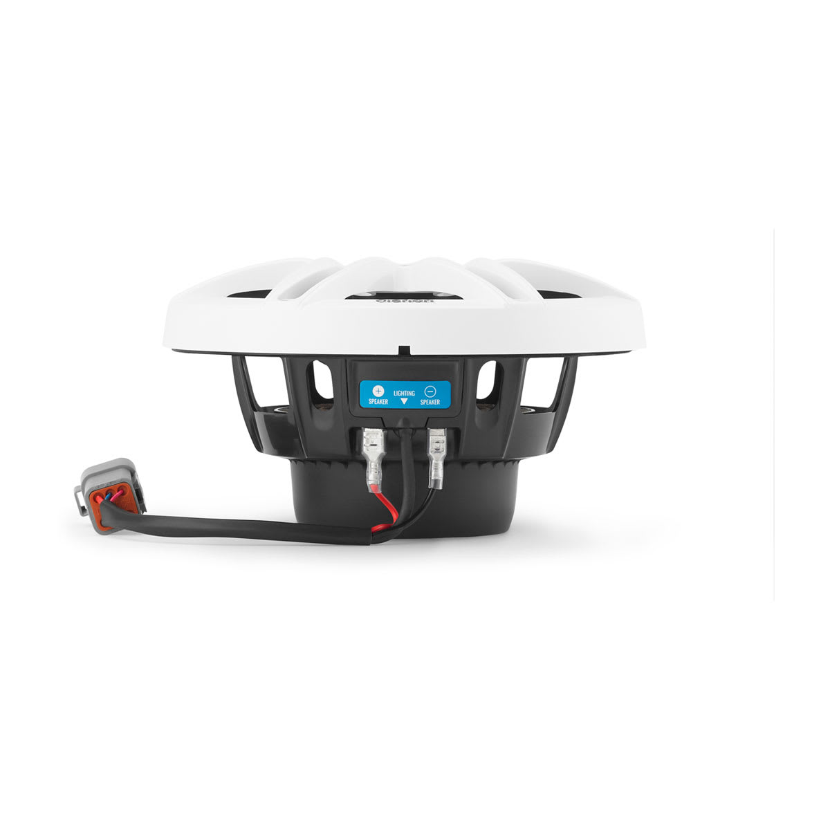 Clarion® Marine CMS Speakers 6.5\" with LED and White and Black Sport Grille (CMS-651RGB-SWB)