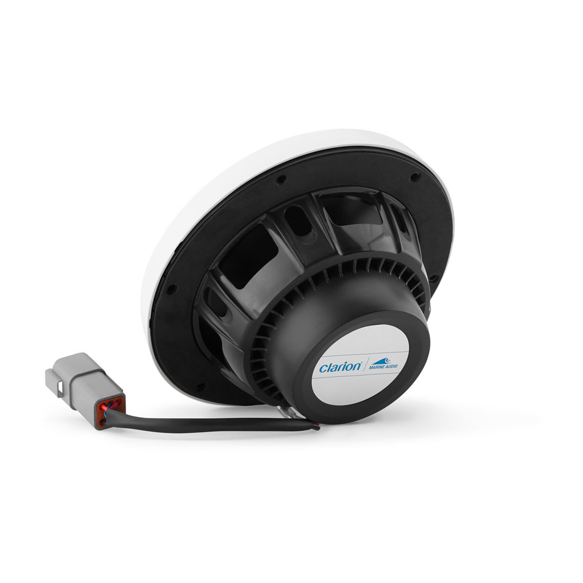 Clarion® Marine CMS Speakers 6.5\" with LED and White and Black Sport Grille (CMS-651RGB-SWB)