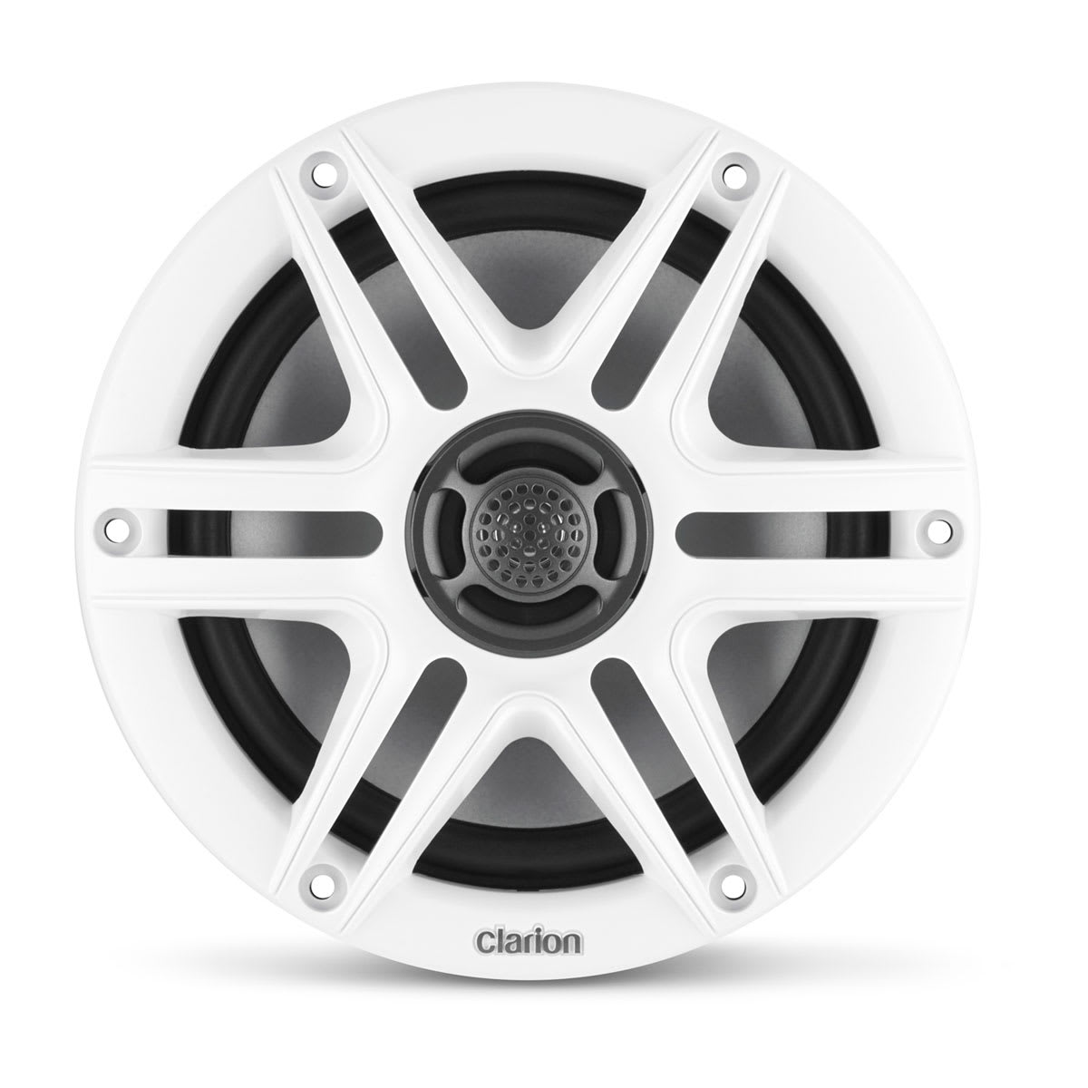 Clarion® Marine CMS Speakers 6.5\" with White and Black Sport Grille (CMS-651-SWB)