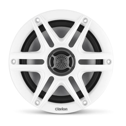 Clarion® Marine CMS Speakers 6.5\" with White and Black Sport Grille (CMS-651-SWB)