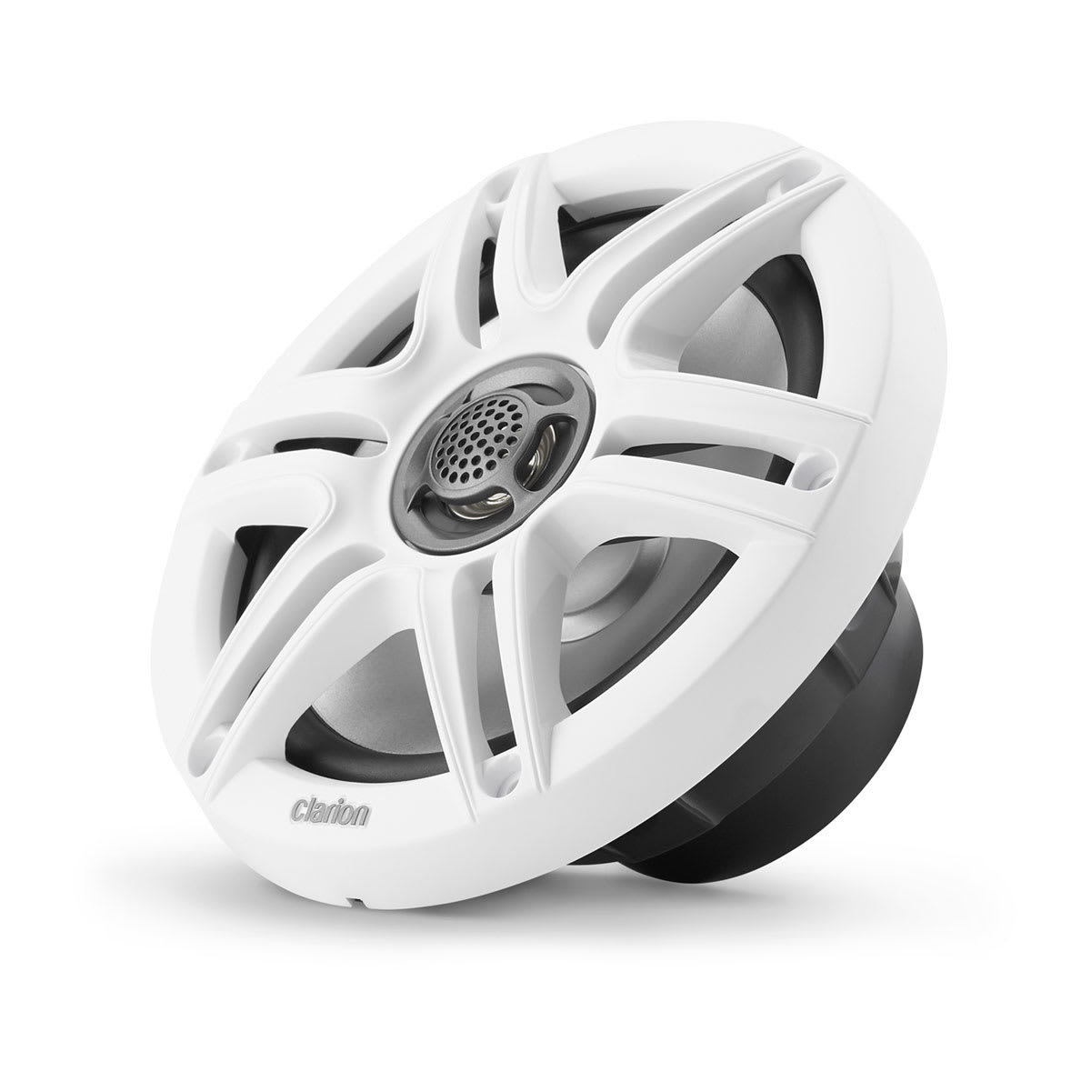 Clarion® Marine CMS Speakers 6.5\" with White and Black Sport Grille (CMS-651-SWB)