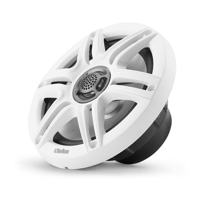 Clarion® Marine CMS Speakers 6.5\" with White and Black Sport Grille (CMS-651-SWB)
