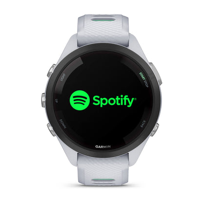 Forerunner® 265S Black Bezel with Whitestone Case and Whitestone/Neo Tropic Silicone Band