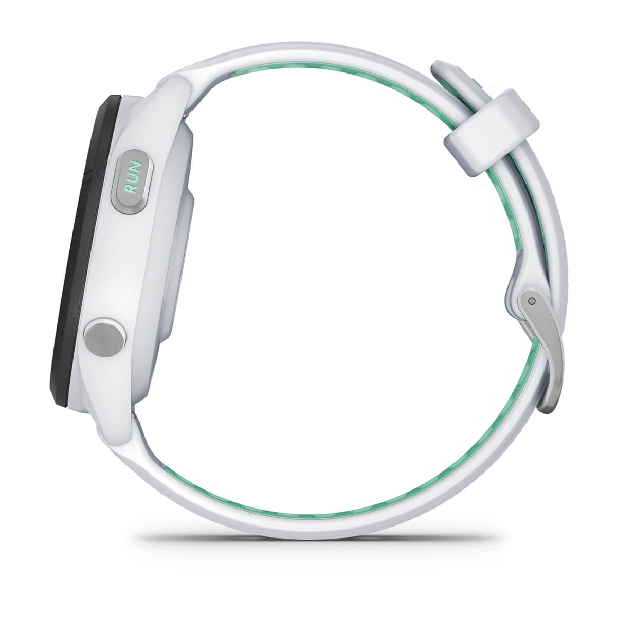 Forerunner® 265S Black Bezel with Whitestone Case and Whitestone/Neo Tropic Silicone Band