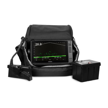 LiveScope™ Plus Lithium-ion Ice Fishing Bundle Includes ECHOMAP™ UHD2 93sv, LiveScope Plus System & Lithium-ion Battery