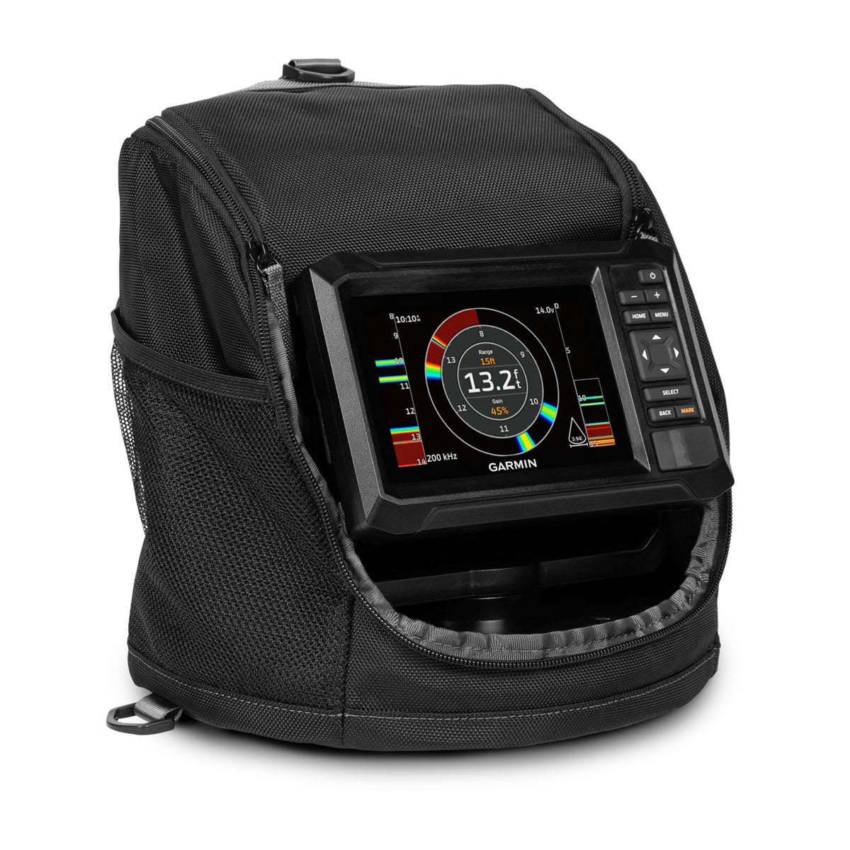 ECHOMAP™ UHD2 Keyed 5" Ice Fishing Bundle Includes ECHOMAP™ UHD2 53cv and Dual Beam-IF Transducer