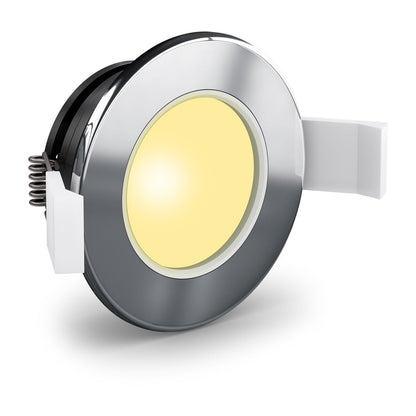 Lumishore® LUX DL65 CRGBW Downlight, Chrome Bezel