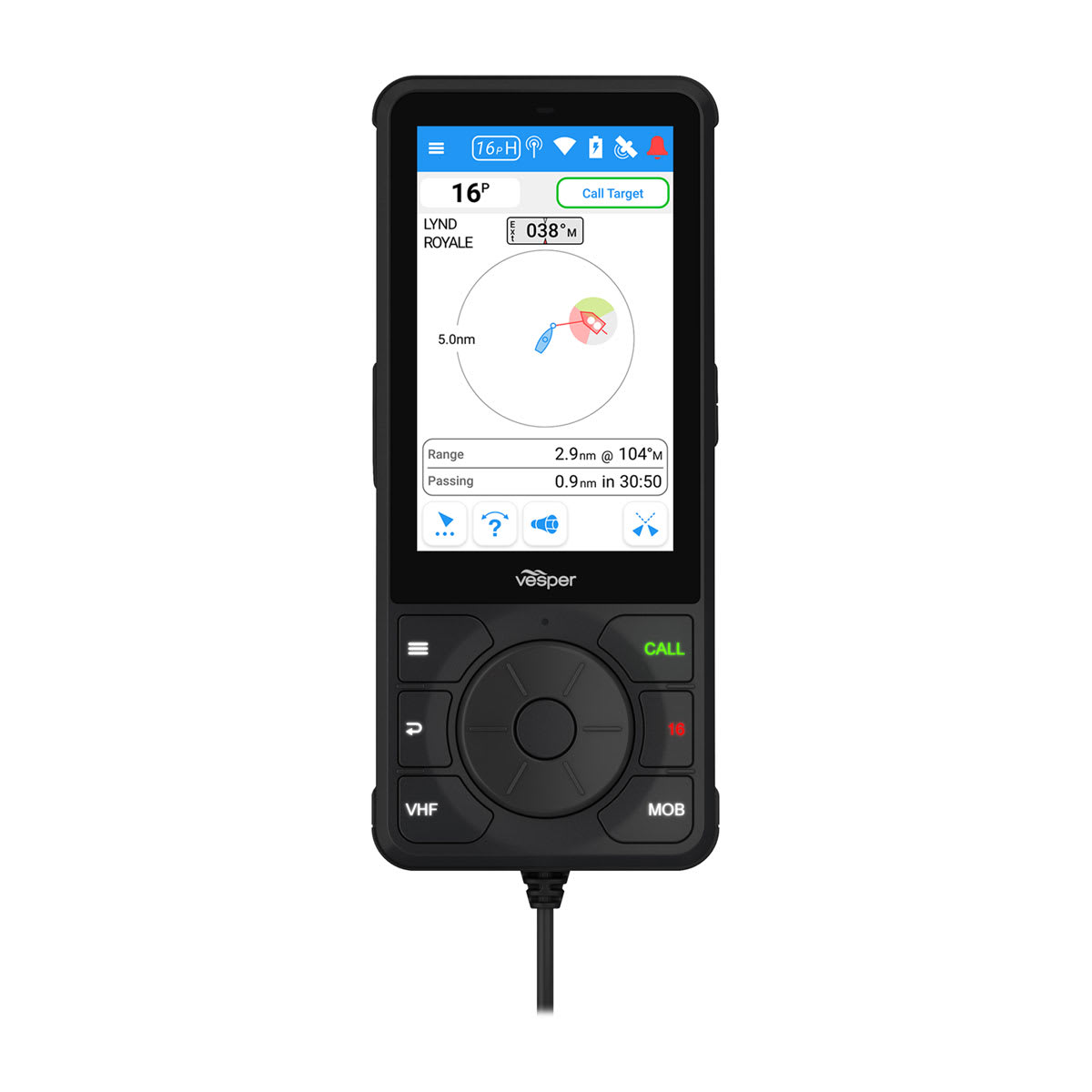 Cortex™ H1 and H1P Handsets Tethered Handset