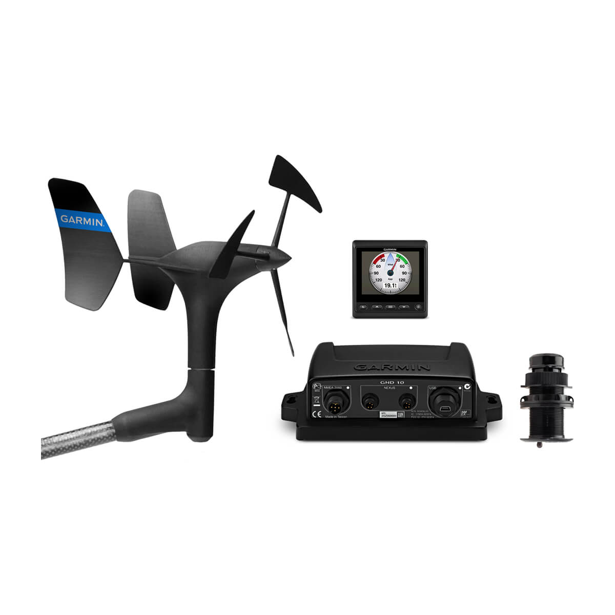 GMI™ Wired Start Pack 52 GMI™ 20, gWind™ Wired and DST810 transducers