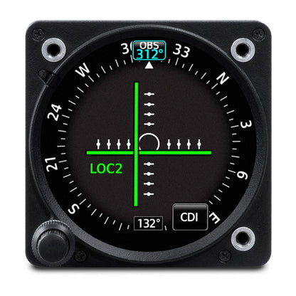 GI 275 Course Deviation Indicator (CDI)