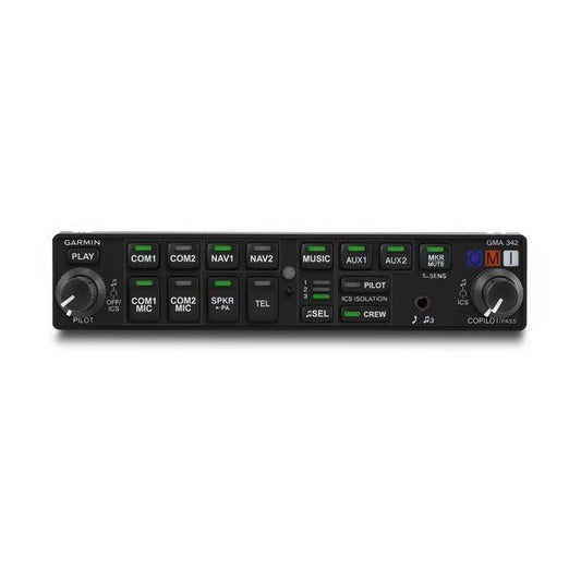 GMA™ 342 Audio Panel with 3.5 mm Audio Jack