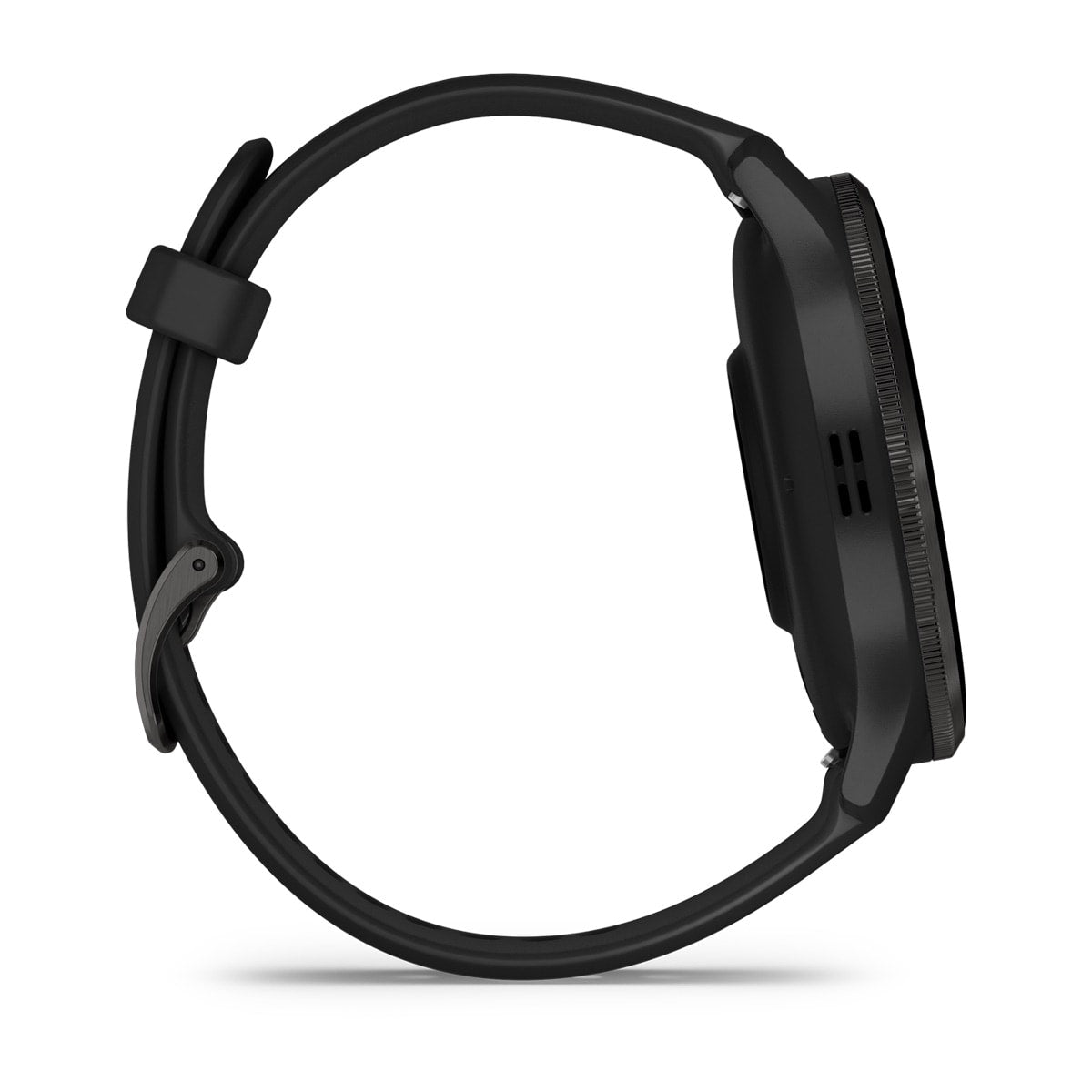 Venu® 3 Slate Stainless Steel Bezel with Black Case and Silicone Band