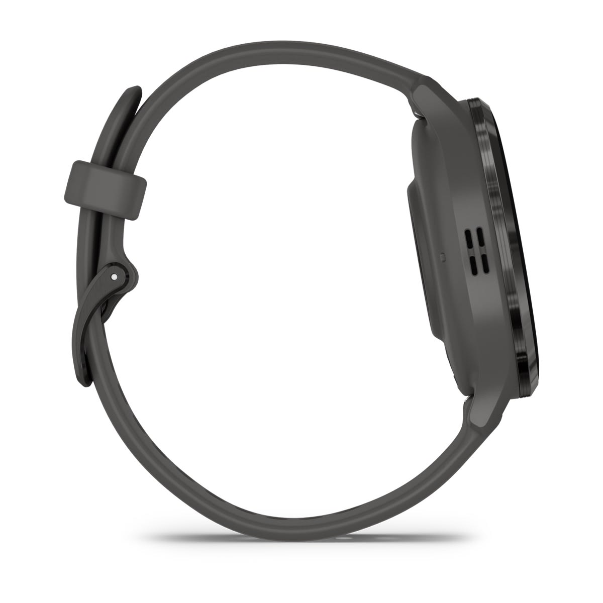 Venu® 3S Slate Stainless Steel Bezel with Pebble Gray Case and Silicone Band